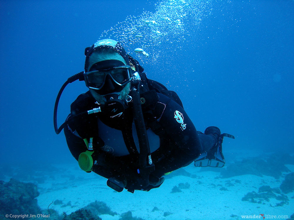 Jim Diving in Cape Verde