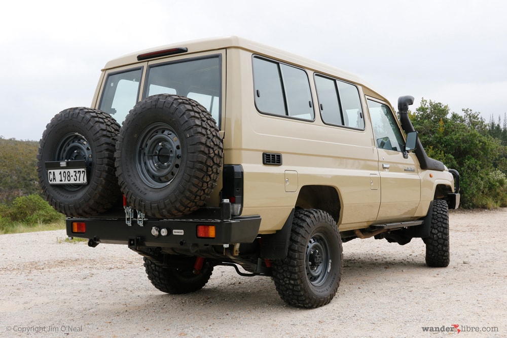 Our Land Cruiser Troop Carrier with ARB Bull Bar, Safari Snorkel, and Other basic off-road modifications