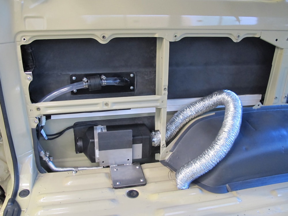 Installation of Webasto Diesel Heater in Land Cruiser Troopy