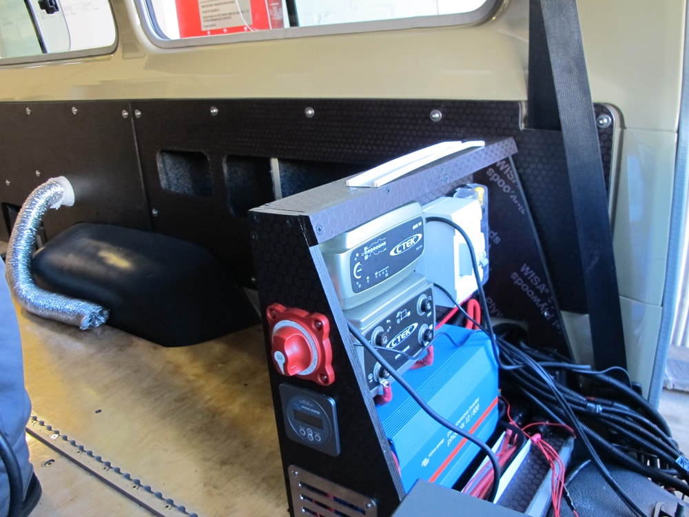R&D Offroad Installing CTEK Battery Management System, Inverter, & Other Electrical Components in Land Cruiser Troopy