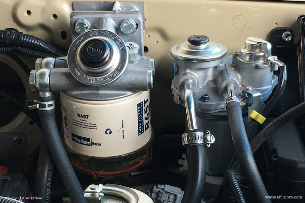 2x Fuel Filters (Racor + Toyota Stock)