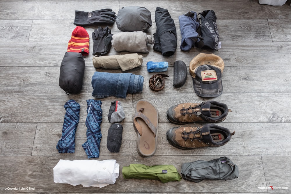 Bikepacking Packing List - Clothes