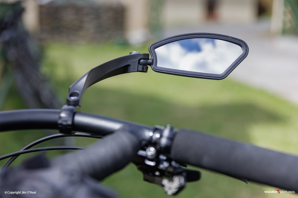 bikepacking kit; Venzo Stainless Steel Bike Mirror