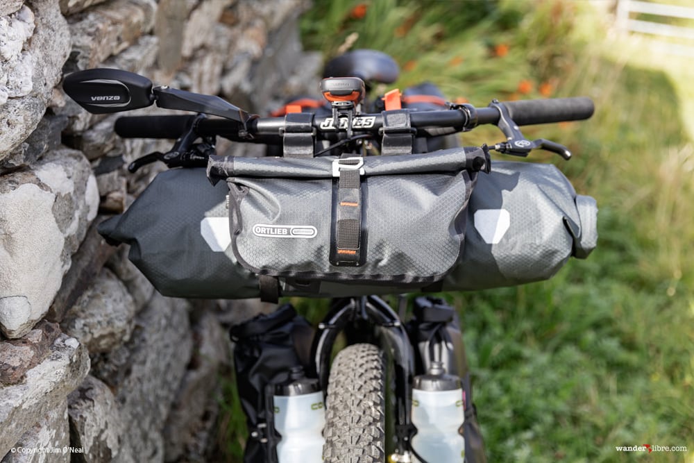 Surly ECR with Ortlieb Handlebar and Accessory Packs Mounted to Jones Loop H-Bar