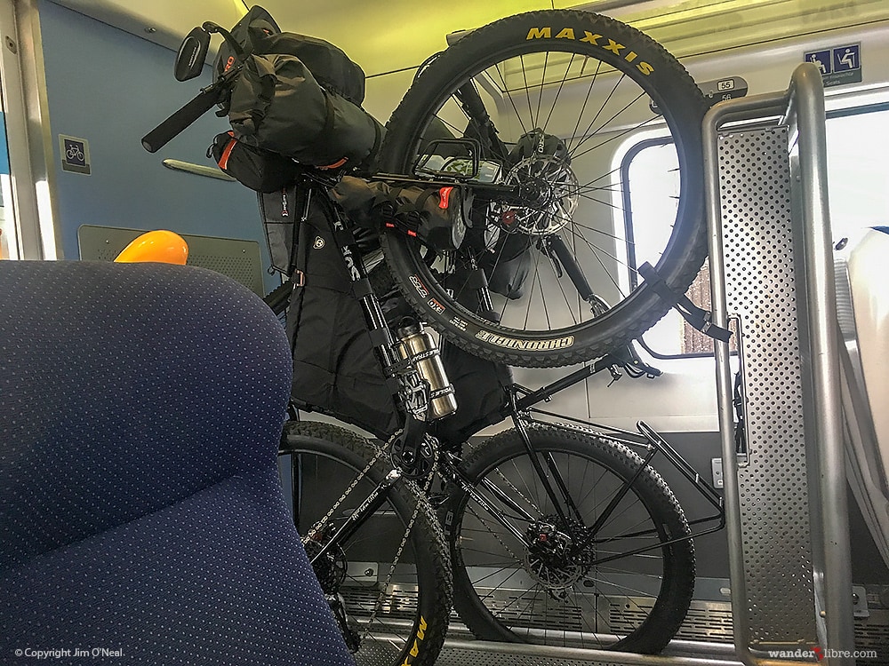 Fitting Surly ECR bikes on Train