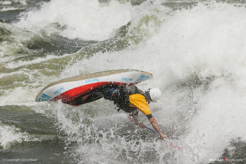 Kayaker Paddling Nile Special, White Nile River, Uganda