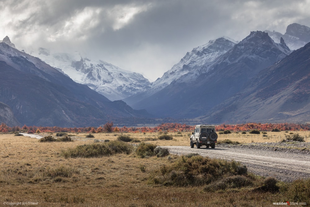 Toyota Land cruiser Camper in El Chalten, Argentina