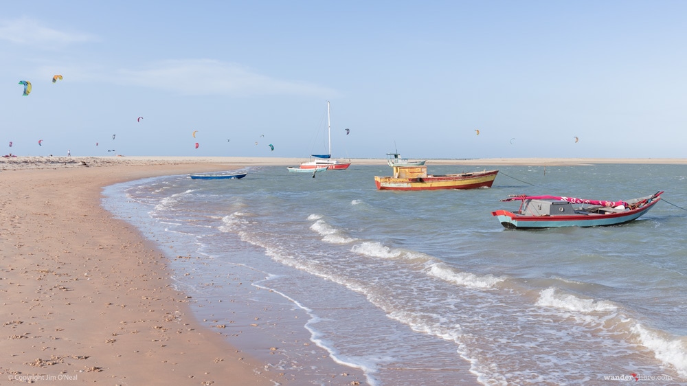 Boats in Praia de Macapa